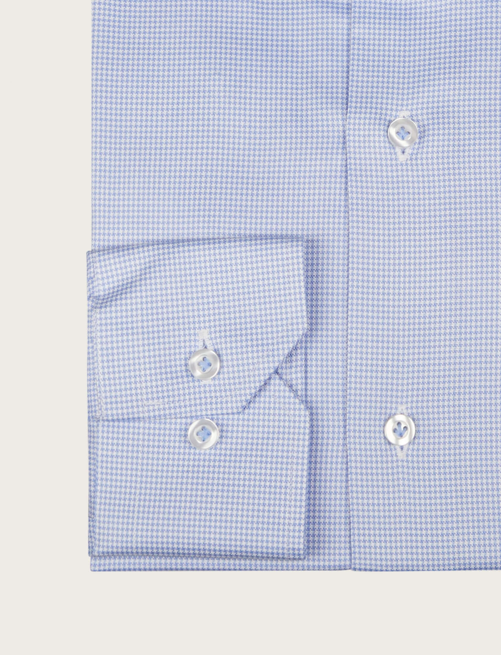 Camicia in cotone fantasia pied de poule - Image 6