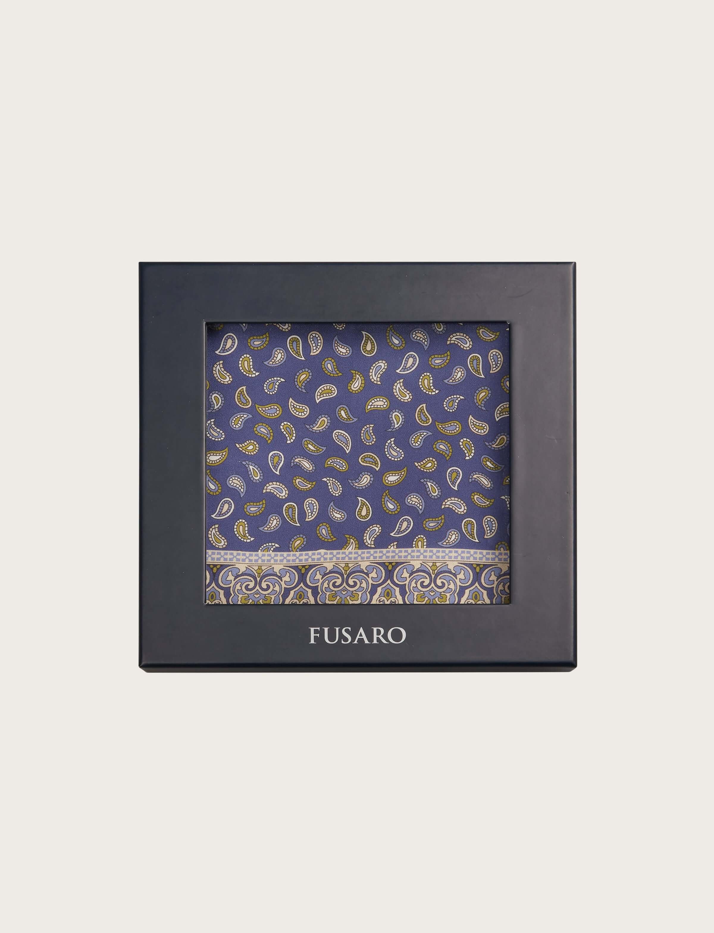Foulard in seta fantasia cachemire floreale - Image 3