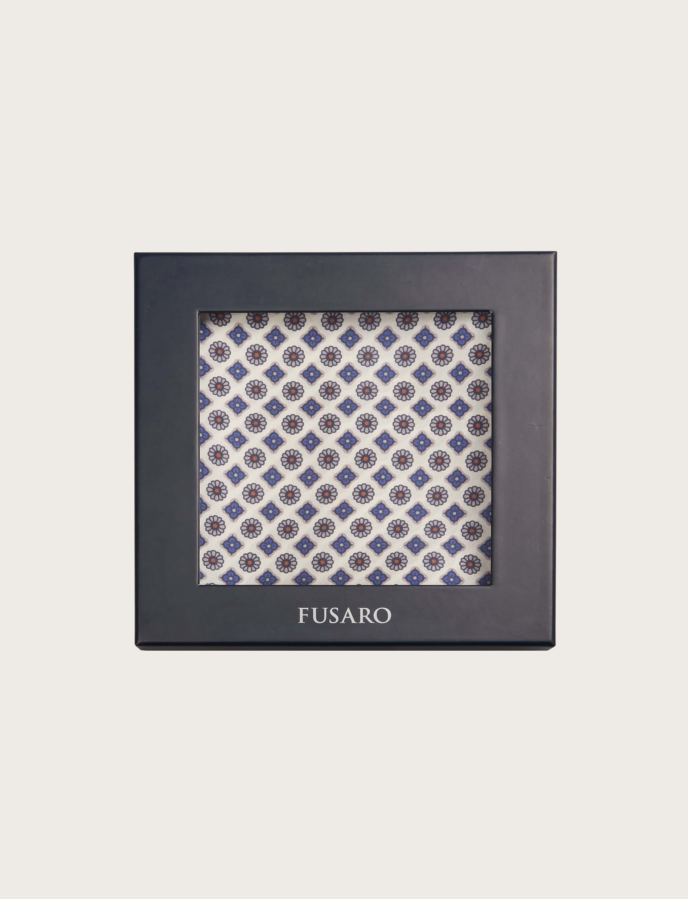 Foulard in seta fantasia geometrica moderna - Image 6